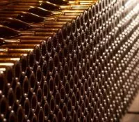 Bouteilles de vin vides